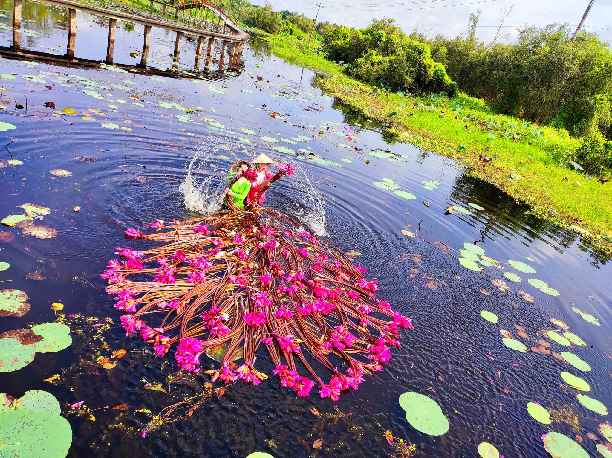 Tan Lap Floating Village Long An Province